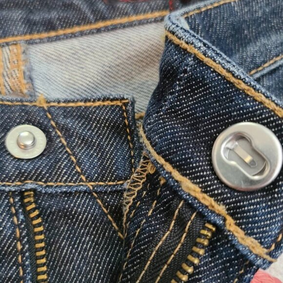 AG ADRIANO GOLDSCHMIED the Kiss Slim Straight Leg Jeans Dark Wash Low Rise Y2K - Picture 7 of 11